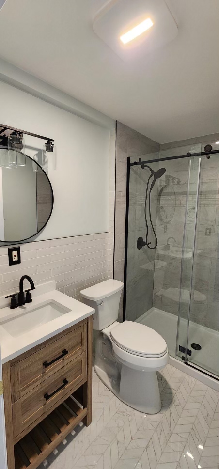 Full bathroom transformation 