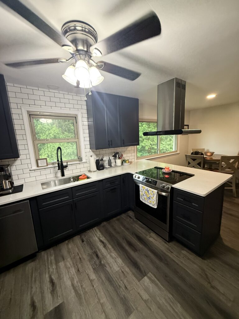 Naval kitchen cabinets for a kitchen in New Castle County Delaware