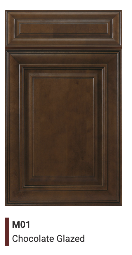 Traditional kitchen cabinet color options chocolate glazed