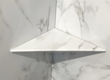 one day bath corner shelf
