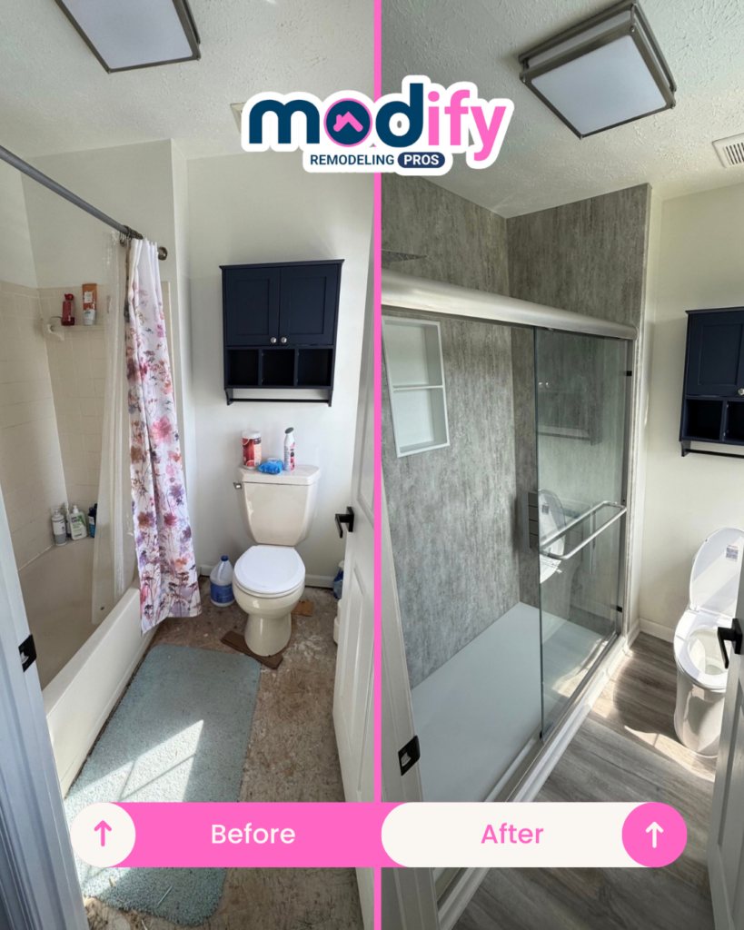 tub to shower conversion before and after delaware